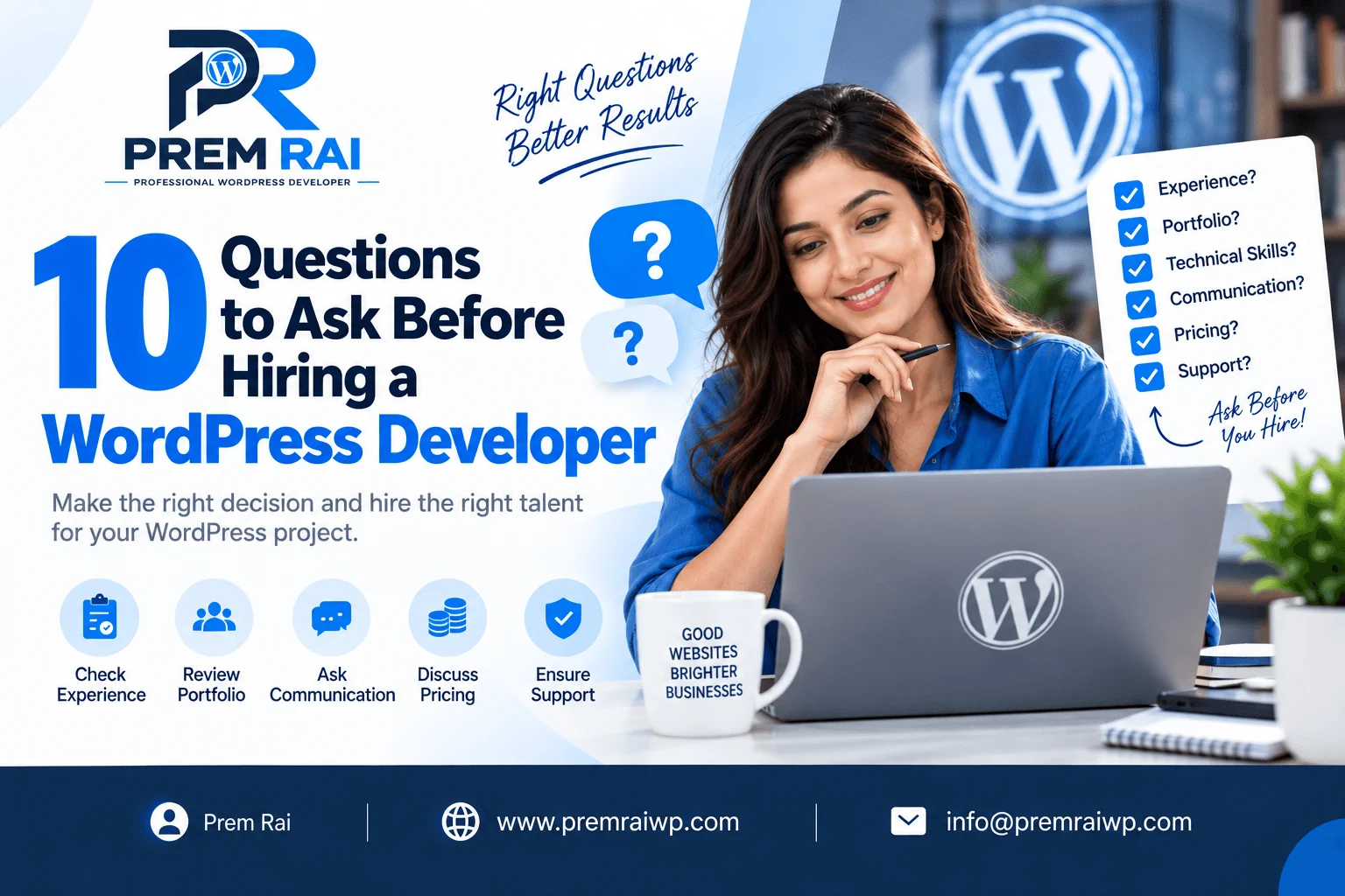 10 Questions to Ask Before Hiring a WordPress Developer